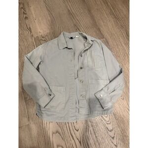 Divided H&M Utility Chore Jacket Women's Size‎ Small Mint